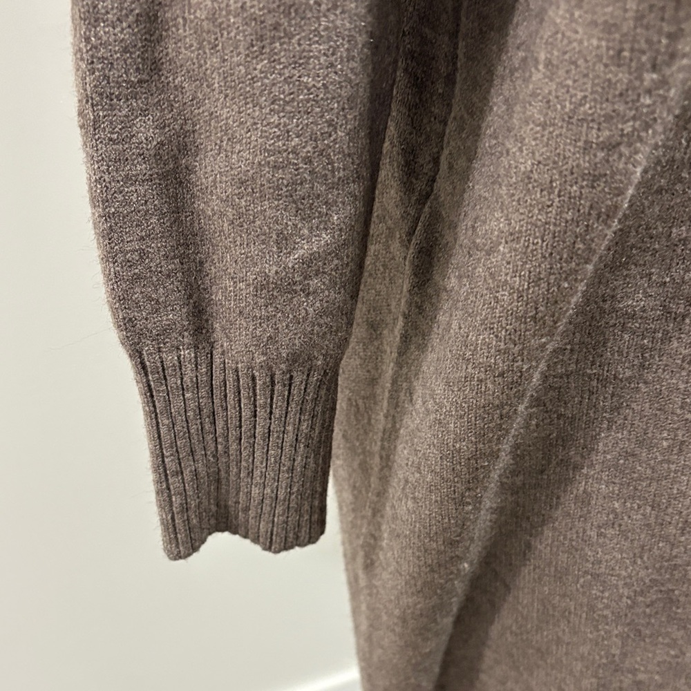 Brown Knit Collared Dress - Picture 6 of 6